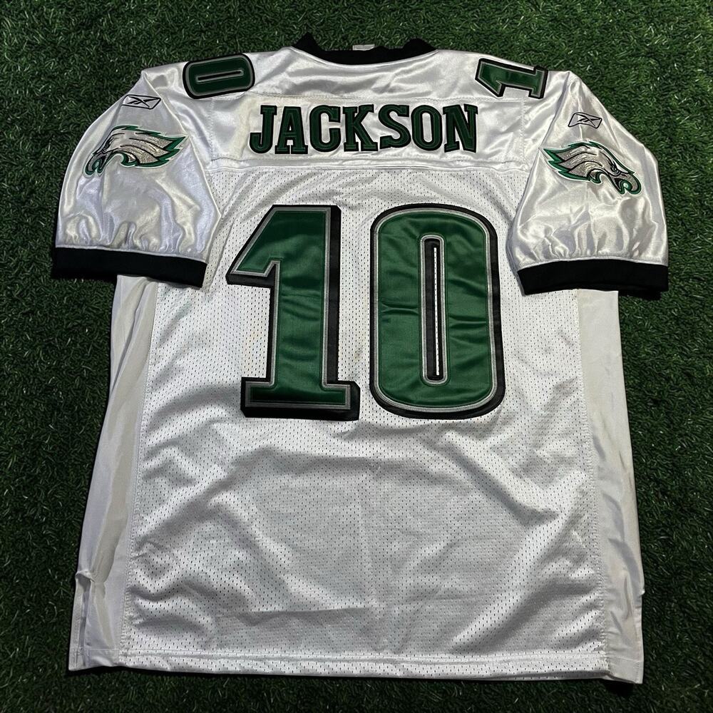 Reebok DeSean Jackson Philadelphia Eagles Jersey Stitched White NFL 52 XL